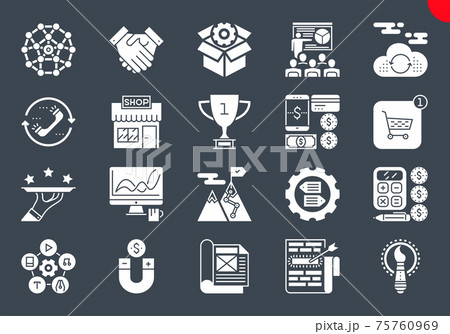 Thin Line Icons Set of Search Engine Optimization 75760969