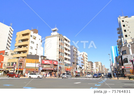 森下駅前交差点　江東区 75764831