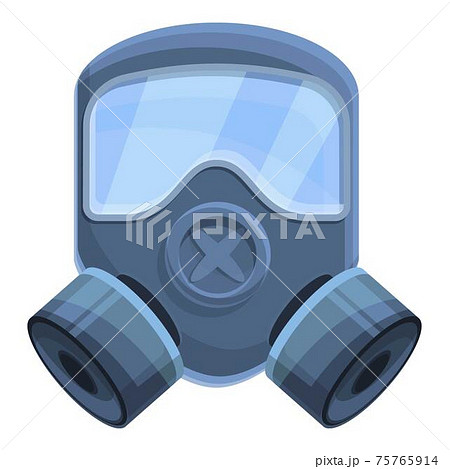 Army gas mask icon, cartoon style Army gas mask icon, cartoon style 75765914