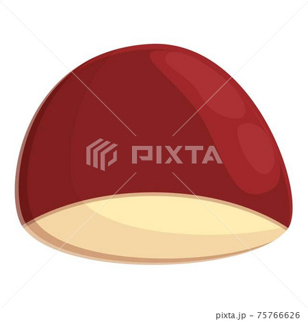 Clean chestnut icon, cartoon style Clean chestnut icon, cartoon style 75766626