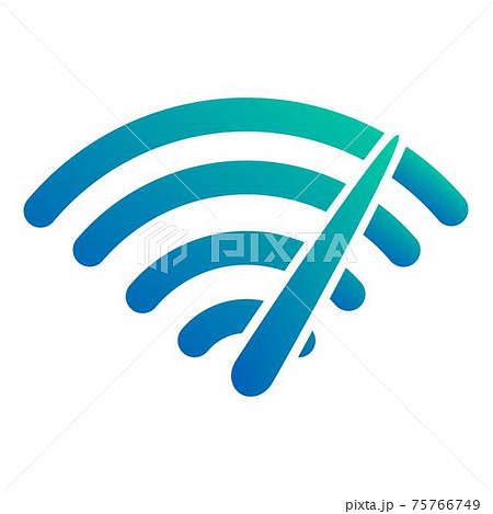 Internet speed load icon, cartoon style 75766749