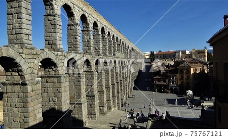 スペイン世界遺産都市”セゴビア旧市街”を歩く～ローマ水道橋 75767121