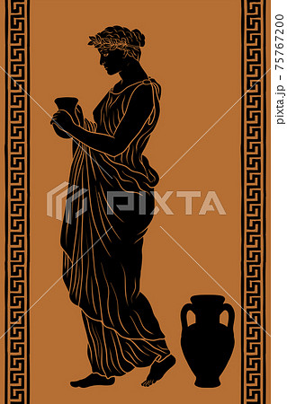 Vector Greek women. Vector Greek women. 75767200