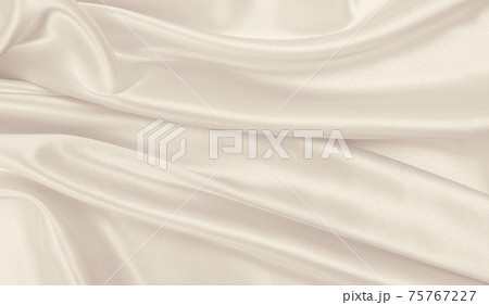 Smooth elegant golden silk or satin luxury cloth texture as wedding background. Luxurious background design. In Sepia toned. Retro style 75767227