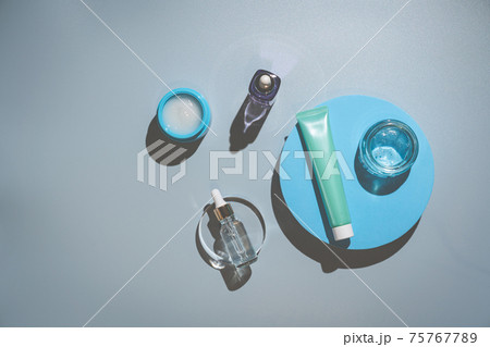 Bottles with serum or oil Bottles with serum or oil 75767789
