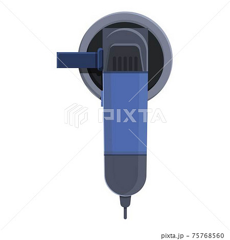 Equipment grinding machine icon, cartoon style 75768560