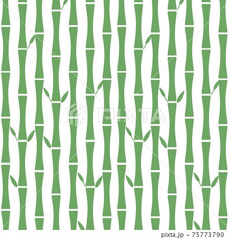 竹模様の背景 グリーンのイラスト素材
