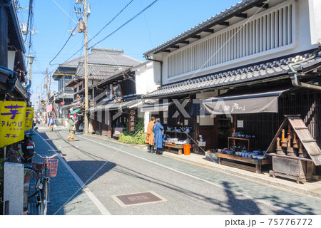 滋賀県 長浜市の古い街並みの写真素材 [75776772] - PIXTA