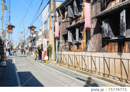 滋賀県 長浜市の古い街並み 75776773