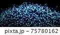 青のネットワークイメージ 75780162