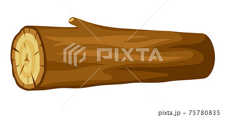 Illustration of tree log. Adversting image for forestry and lumber industry. Illustration of tree log. Adversting image for forestry and lumber industry. 75780835