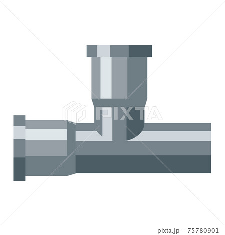 Illustration of pipe. Adversting icon or image for industry. Illustration of pipe. Adversting icon or image for industry. 75780901