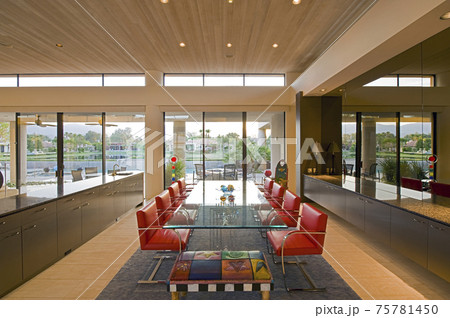 Spacious Dining Room In House 75781450