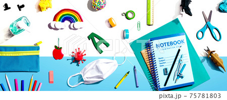 Back to school after Covid-19 theme 75781803