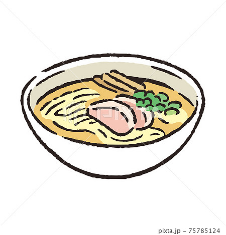 食べ物 ラーメンのイラスト素材