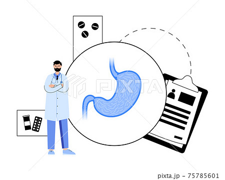 Stomach logo concept 75785601