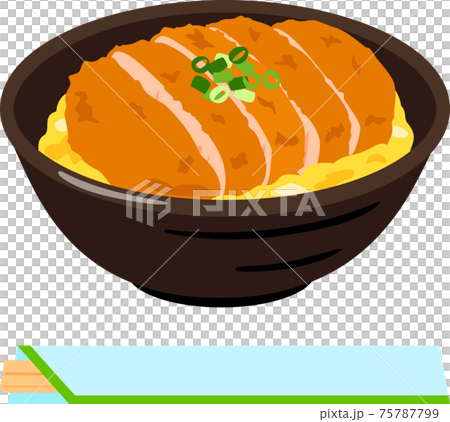 Pork cutlet on rice Pork cutlet on rice 75787799