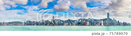 Victoria Harbour in Hong Kong 75789070