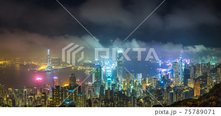 Panoramic view of Hong Kong Panoramic view of Hong Kong 75789071