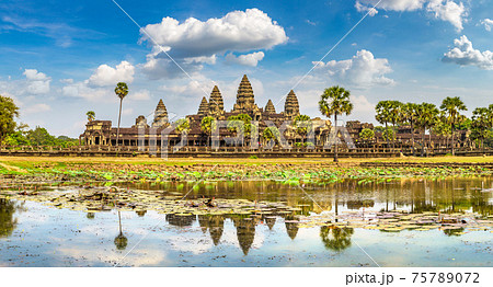 Angkor Wat temple in Cambodia Angkor Wat temple in Cambodia 75789072