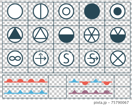 天気記号 空欄・穴埋め学習用 天気記号 空欄・穴埋め学習用 75790067