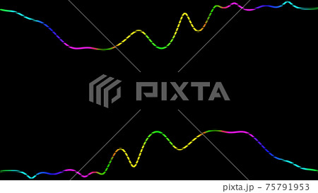 オーディオスペクトラム 線 ライン CG 背景 壁紙 オーディオスペクトラム 線 ライン CG 背景 壁紙 75791953