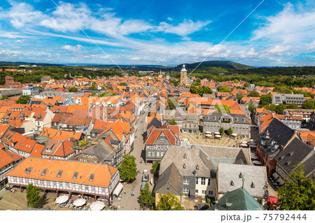 Panoramic view of Goslar, Germany 75792444