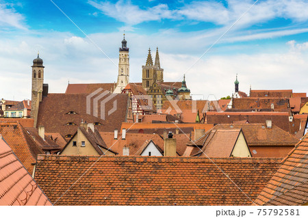 Panoramic view of Rothenburg Panoramic view of Rothenburg 75792581