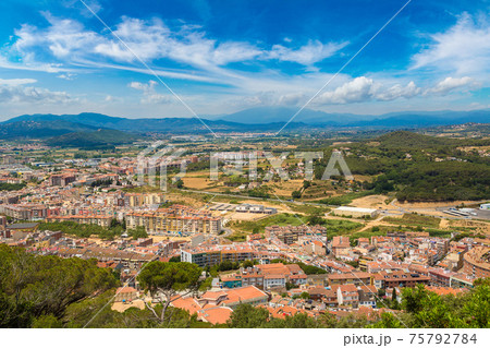 Panoramic aerial view of Blanes 75792784