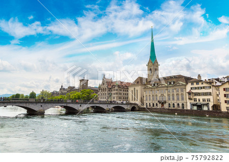 Historical part of Zurich Historical part of Zurich 75792822