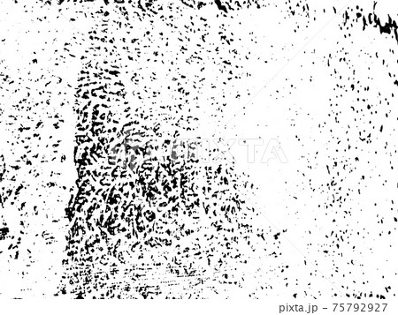 Black and white grunge. Distress overlay texture. Abstract surface dust and rough dirty wall background concept.  Distress illustration simply place over object to create grunge effect. Vector EPS10. 75792927