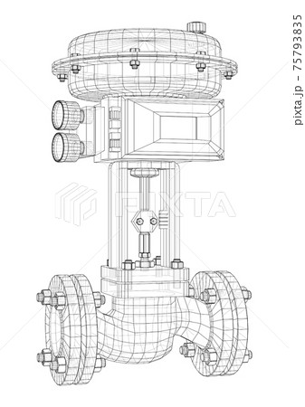Valve with automatic electro-actuated. Vector Valve with automatic electro-actuated. Vector 75793835