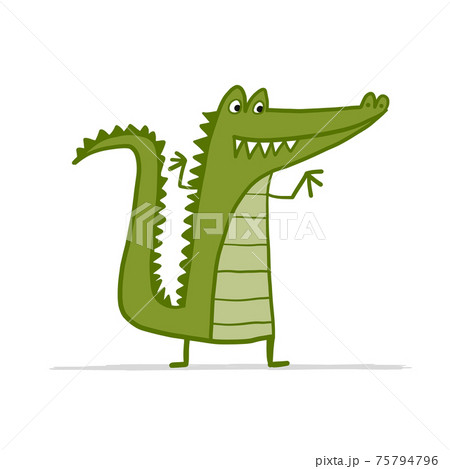 Crocodile cartoon hires stock photography and images  Alamy
