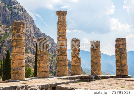 The Temple of Apollo in Delphi The Temple of Apollo in Delphi 75795013