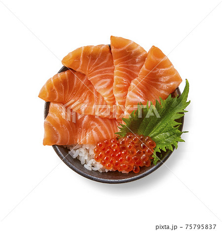 サーモン親子丼 単品 サーモン親子丼 単品 75795837