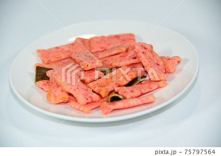 海老明太子おかき 75797564