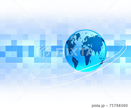 地球 地球儀 世界地図 地図 日本地図 グローバル ネットワーク のイラスト素材