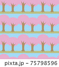 桜並木道 75798596