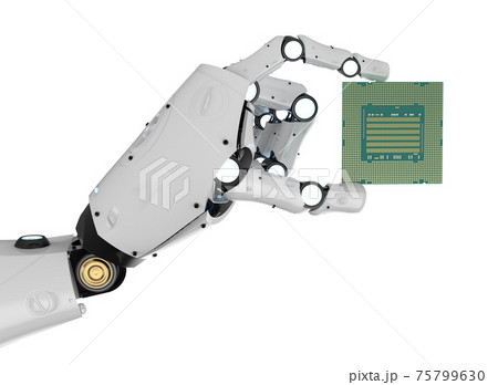 robotic arm with chipset for semiconductor manufacturing 75799630