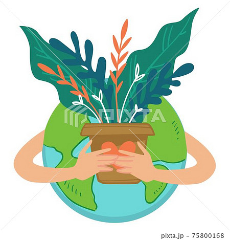 Save planet from pollution collapse, nature care 75800168