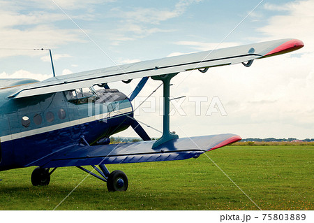 Retro sport airplane 75803889