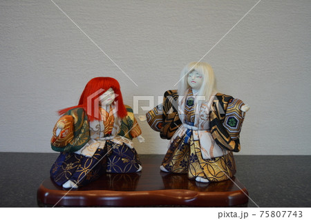 手芸作品　鏡獅子 75807743