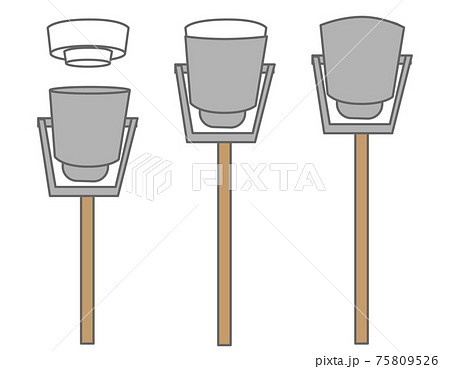 火災報知器点検 Firealarmcheckのイラスト素材