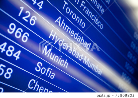 Airport board 75809803