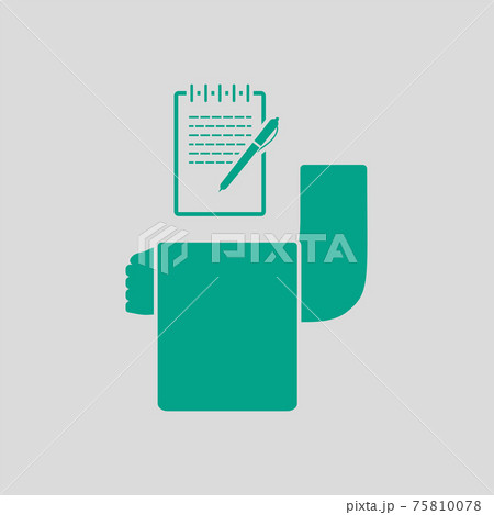 Waiter Take Oder Icon Waiter Take Oder Icon 75810078