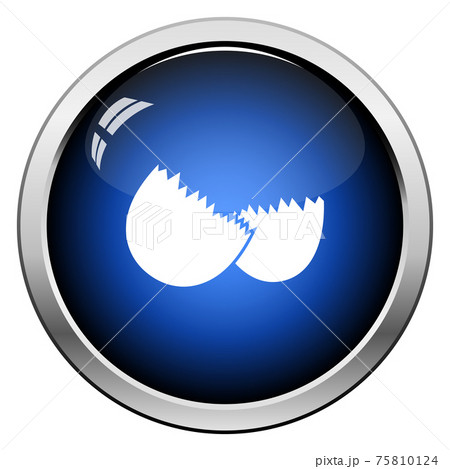 Empty Egg Shell Icon Empty Egg Shell Icon 75810124