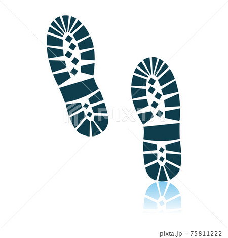 Boot Print Icon 75811222