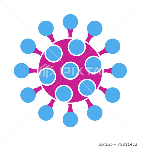 Coronavirus Molecule Icon 75811452