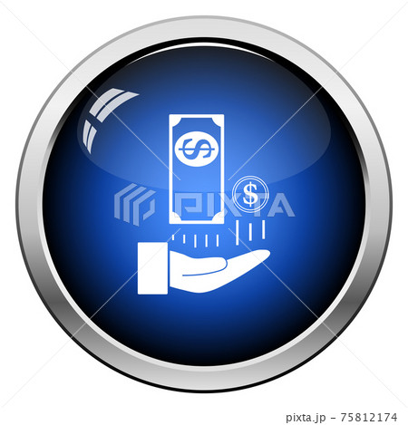 Cash Back To Hand Icon Cash Back To Hand Icon 75812174