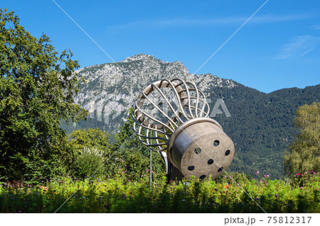 Sculpture Saltshaker in Bad Reichenhall, Germany Sculpture Saltshaker in Bad Reichenhall, Germany 75812317
